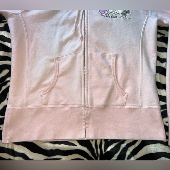 Volcom Featured Artist Zip Hoodie - Y2K/Surf/Skate/Art/Abstract - Junior’s XL - Picture 4 of 16